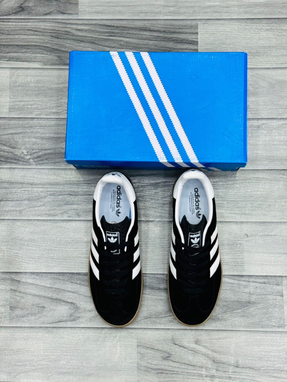 ADIDAS Gazelle (BLACK Suede) (AAA GRADE)