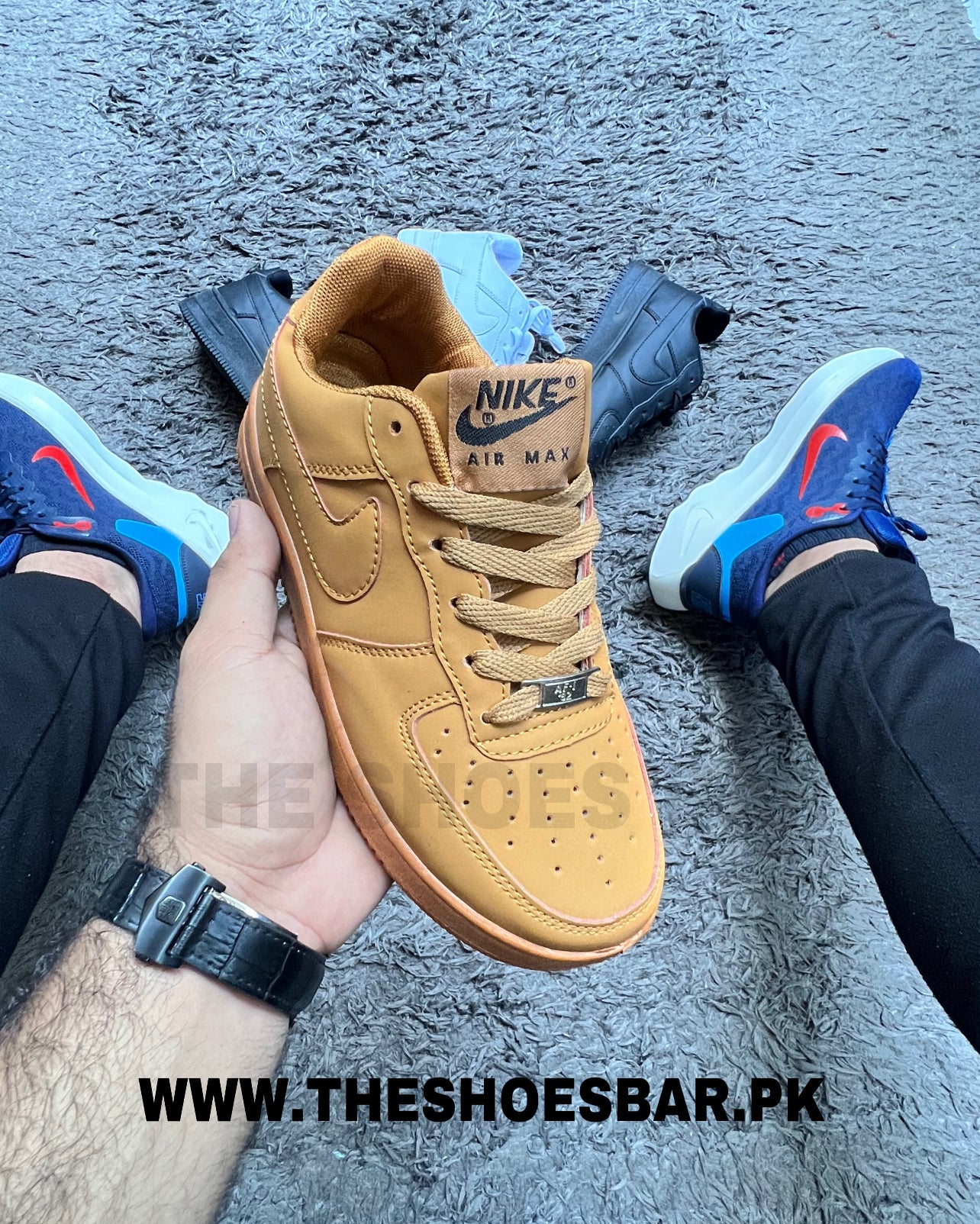 NIKE AIRFORCE 1 TRIPPLE BROWN