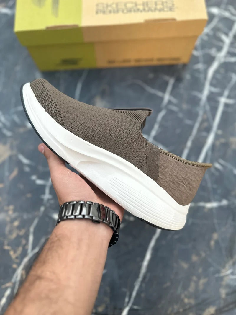 Skechers Slip inns-Max cushion-Dk Khaki