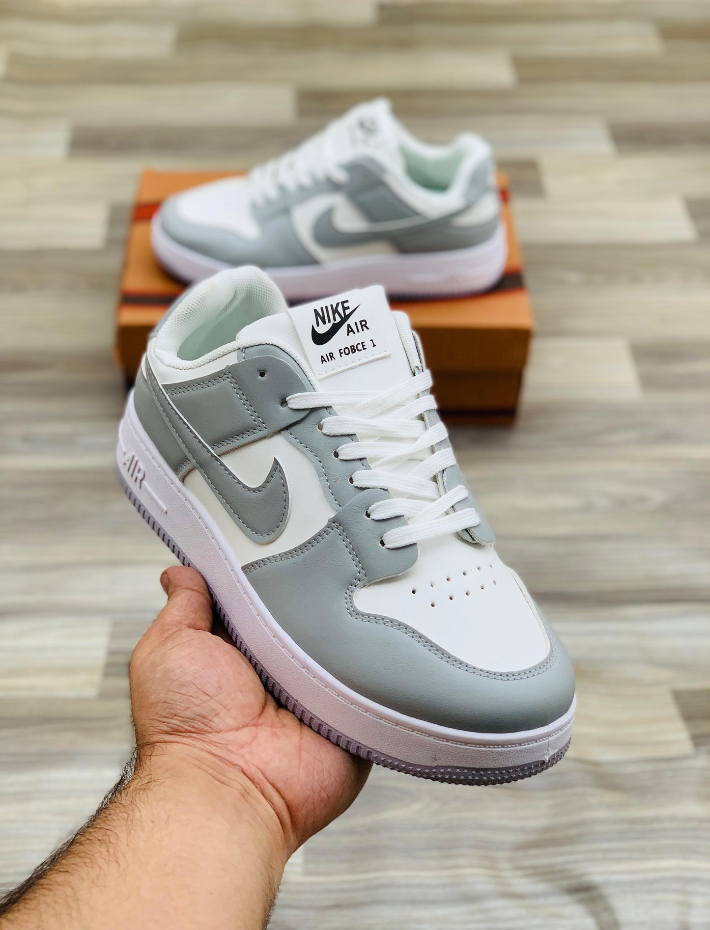NIKE AIRFORCE 1 SMOKY GREY - BETA