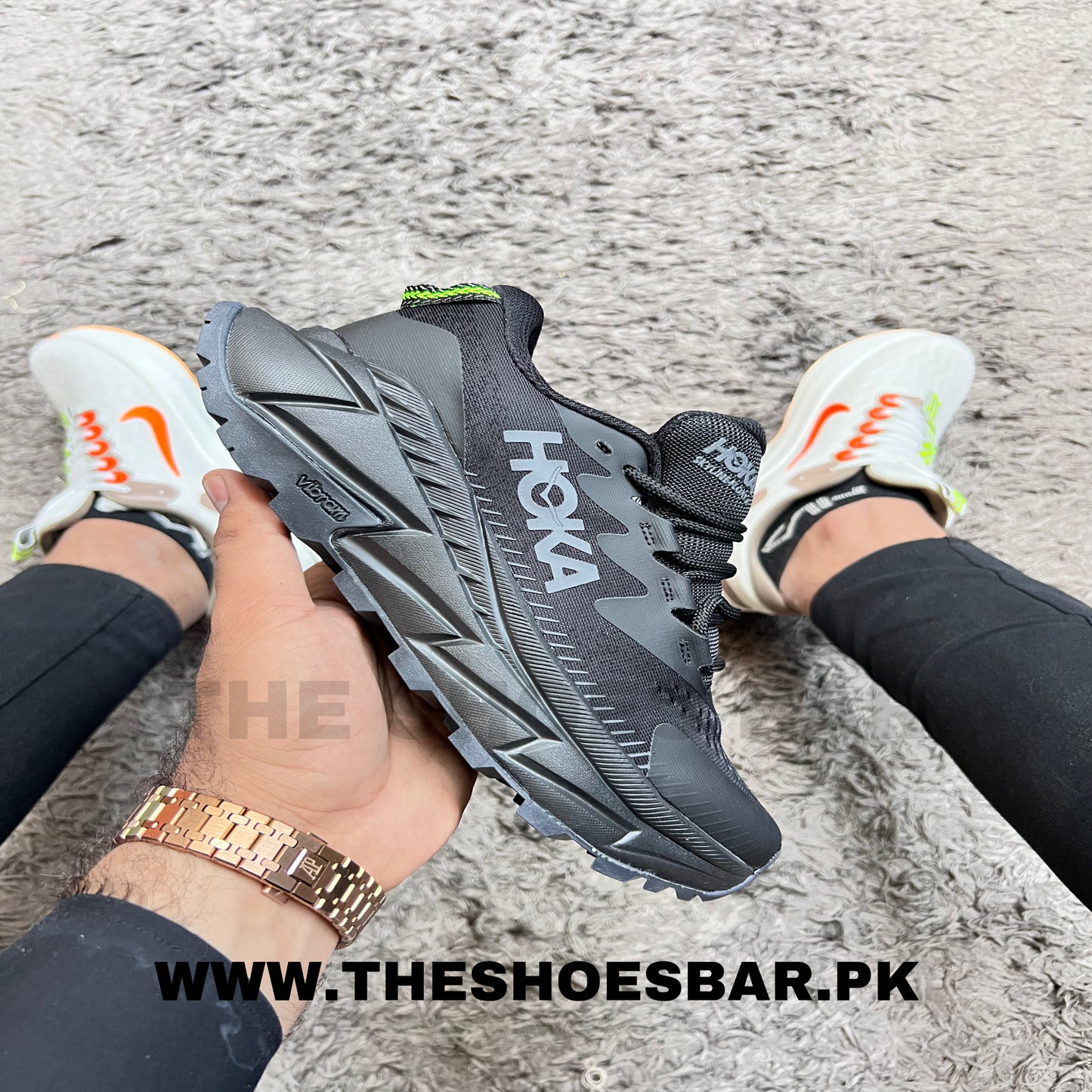 HOKA SKYLINE FLOAT TRIPPLE BLACK (AAA QUALITY)