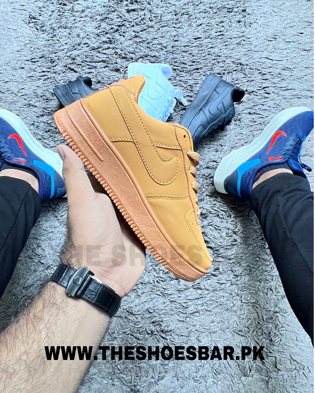 NIKE AIRFORCE 1 TRIPPLE BROWN