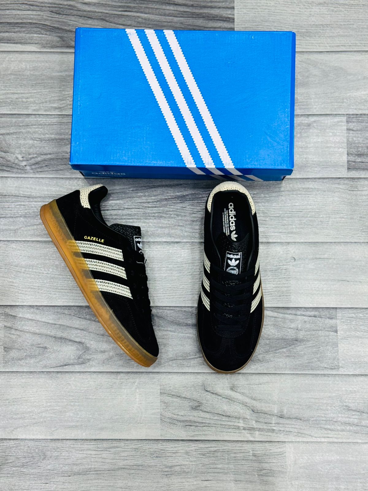 ADIDAS Gazelle Black Cat Suede Jute (AAA GRADE)
