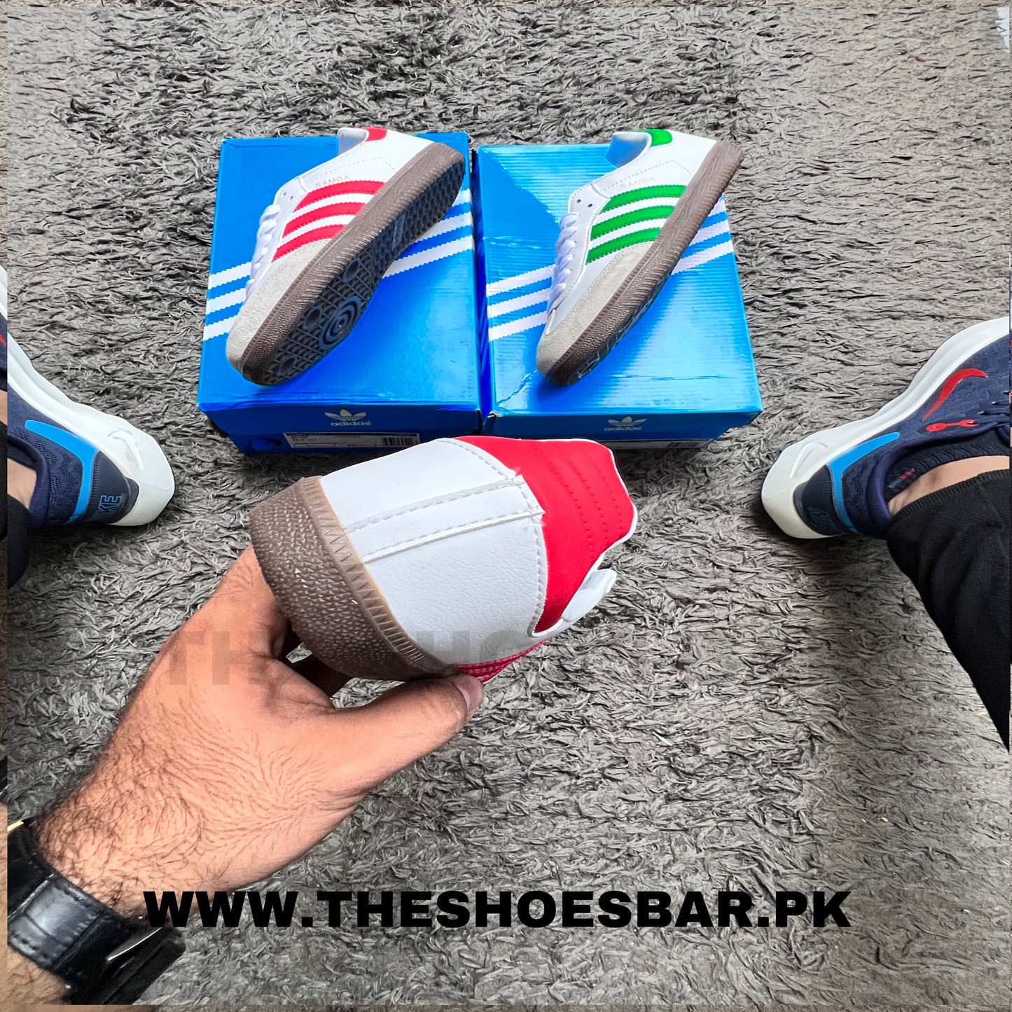 ADIDDAS SAMBA WHITE RED GUM (AAA GRADE)
