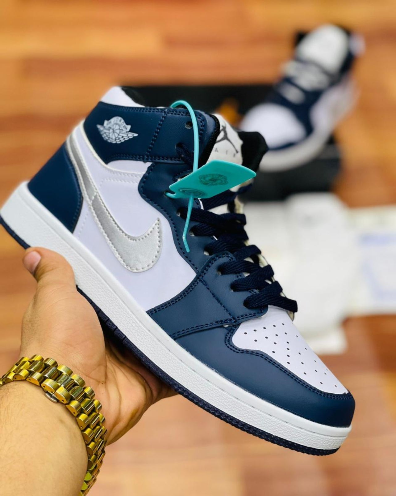Nike Air Jordan High BLUE GREY