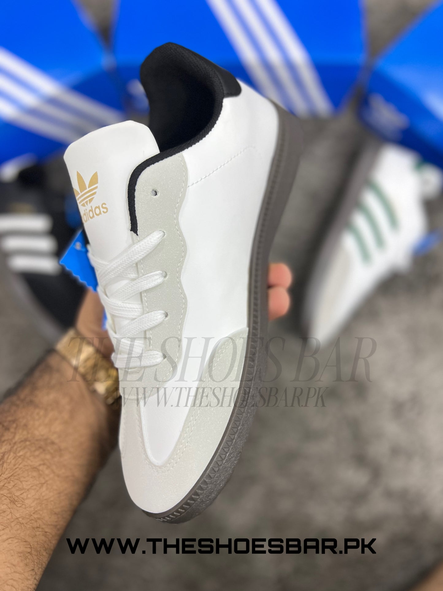 ADIDDAS SAMBA WHITE BLACK GUM (EB)