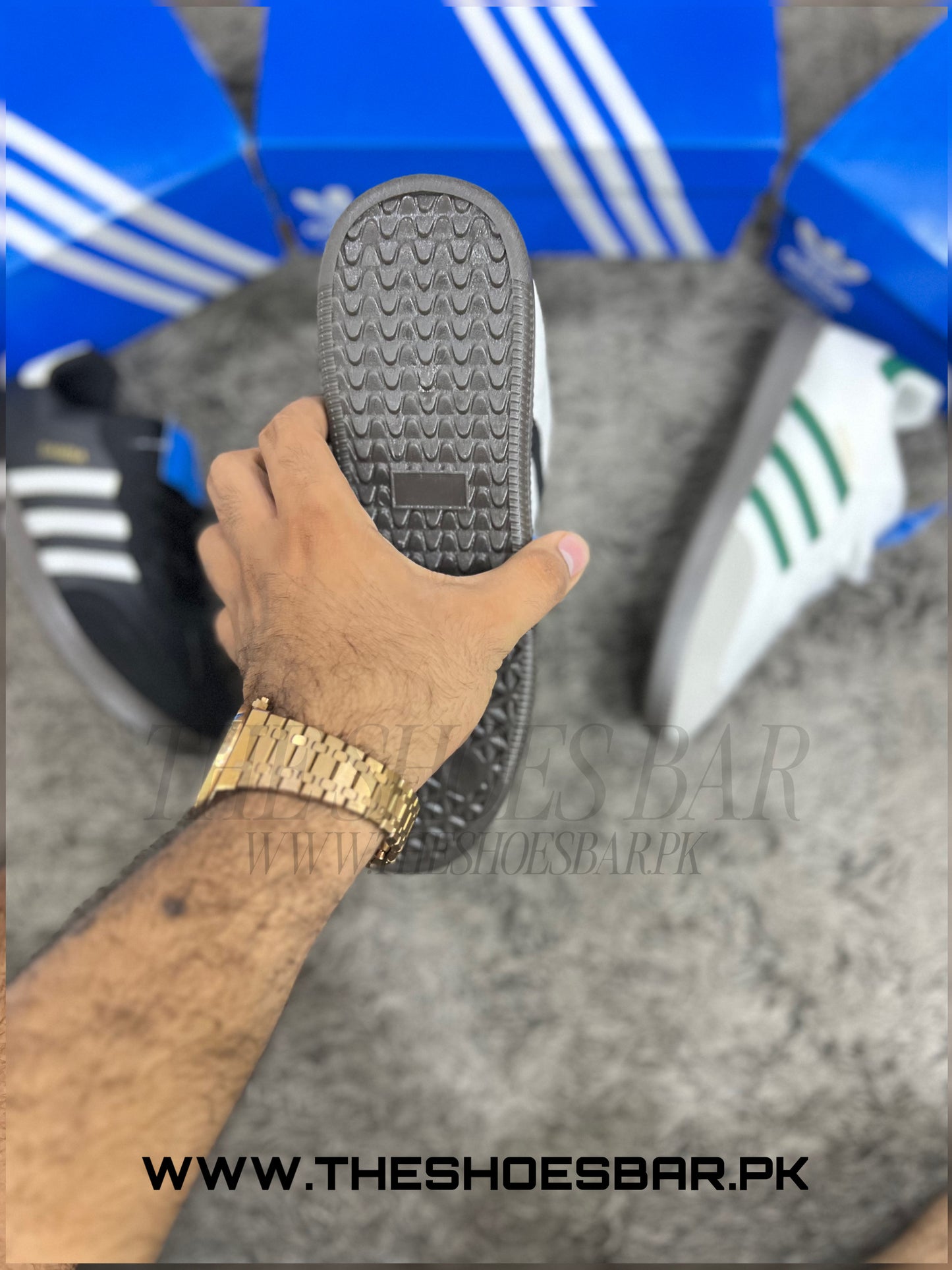 ADIDDAS SAMBA WHITE BLACK GUM (EB)
