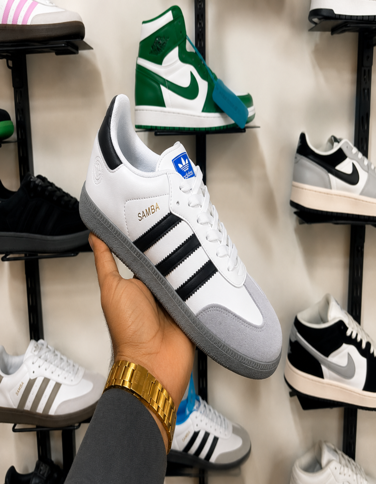 ADIDDAS SAMBA OG WHITE BLACK GUM