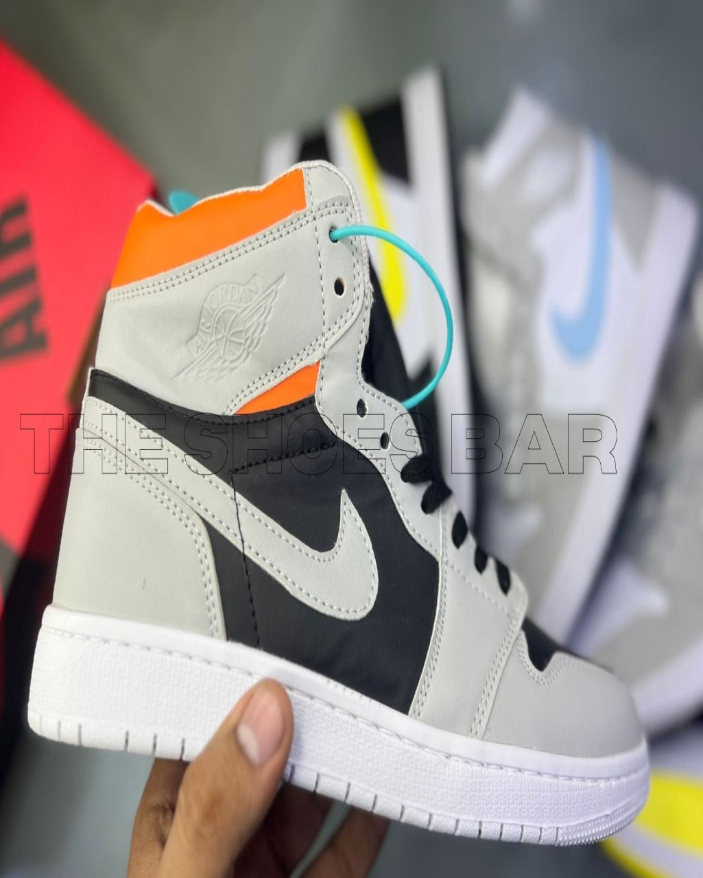 Nike Air Jordan 1 High - Grey & Black â The Shoes Bar