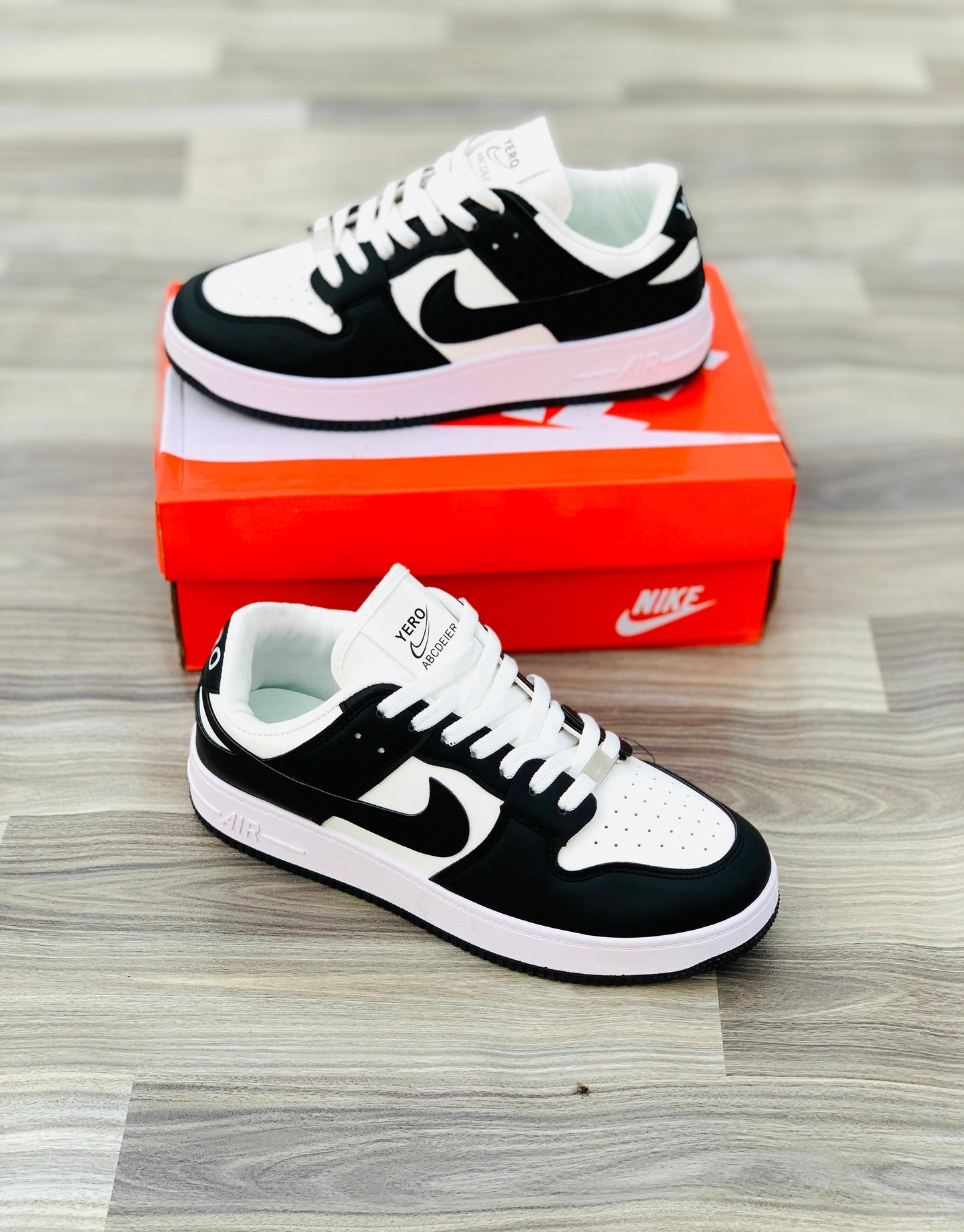 Nike Dunk Air Jordan 1 Low - BLACK & WHITE (BETA)
