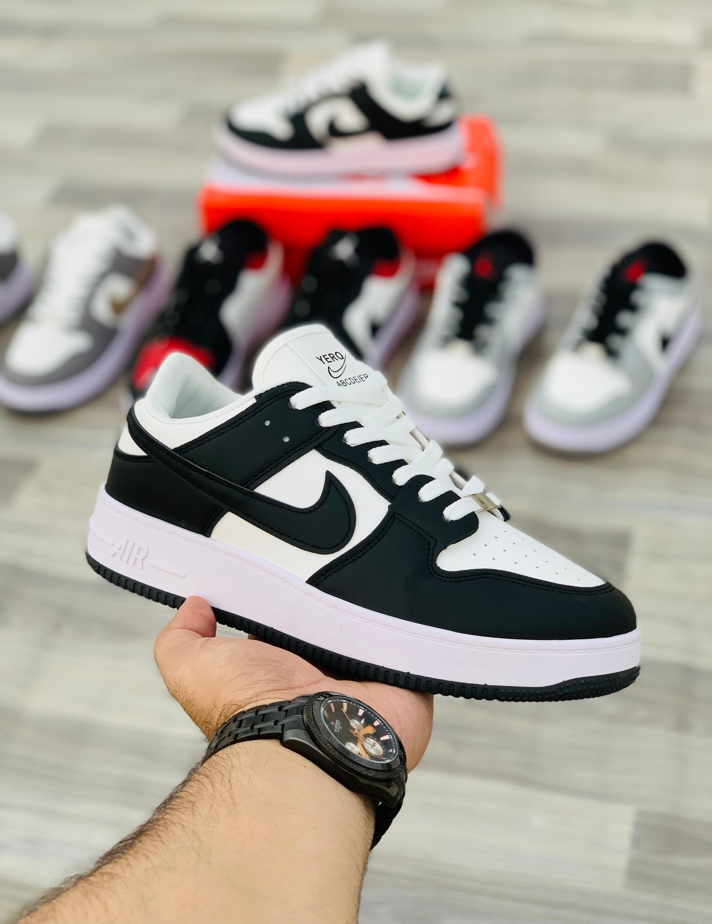 Nike Dunk Air Jordan 1 Low - BLACK & WHITE (BETA)