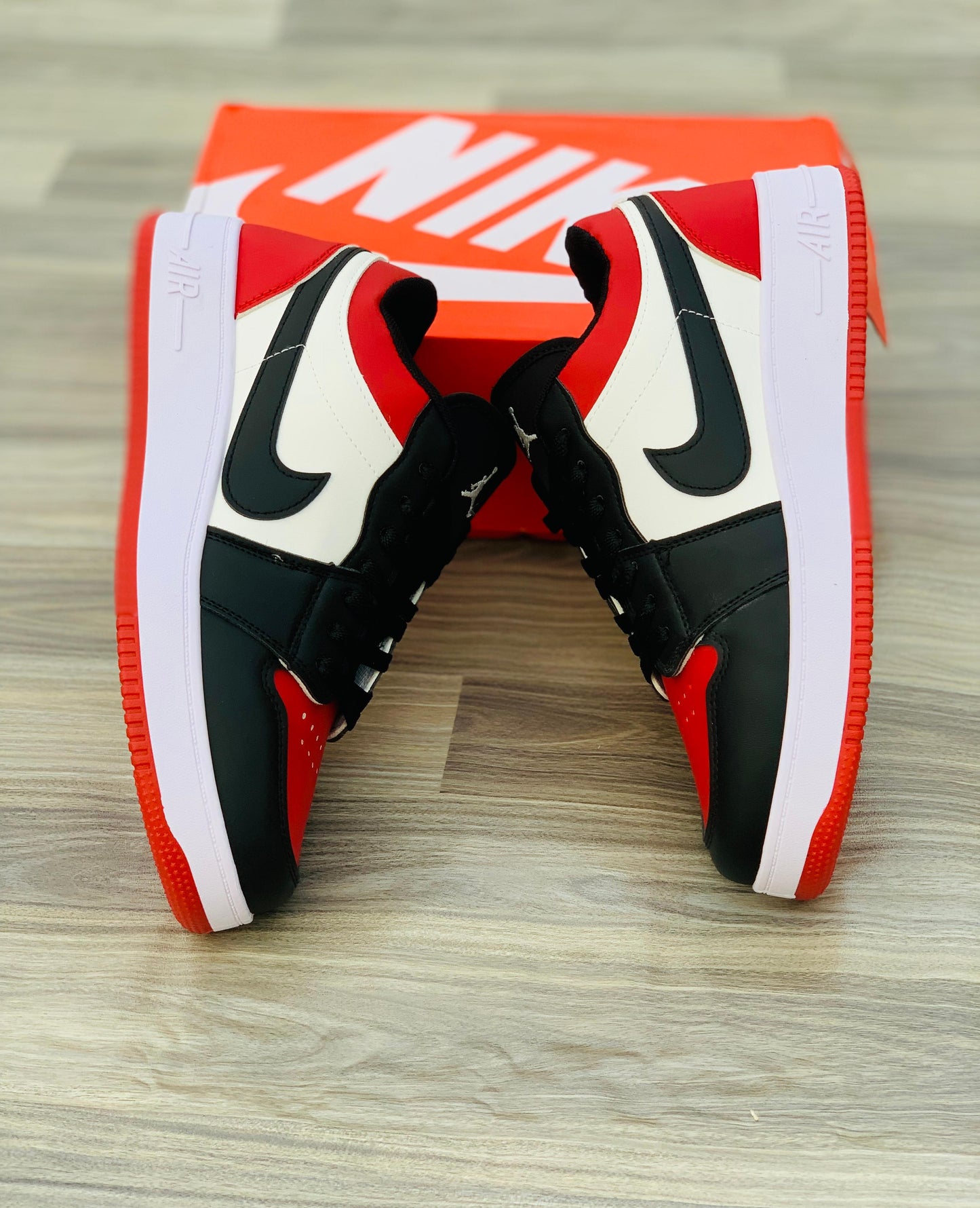 Nike Dunk Air Jordan 1 Low - BRED RED