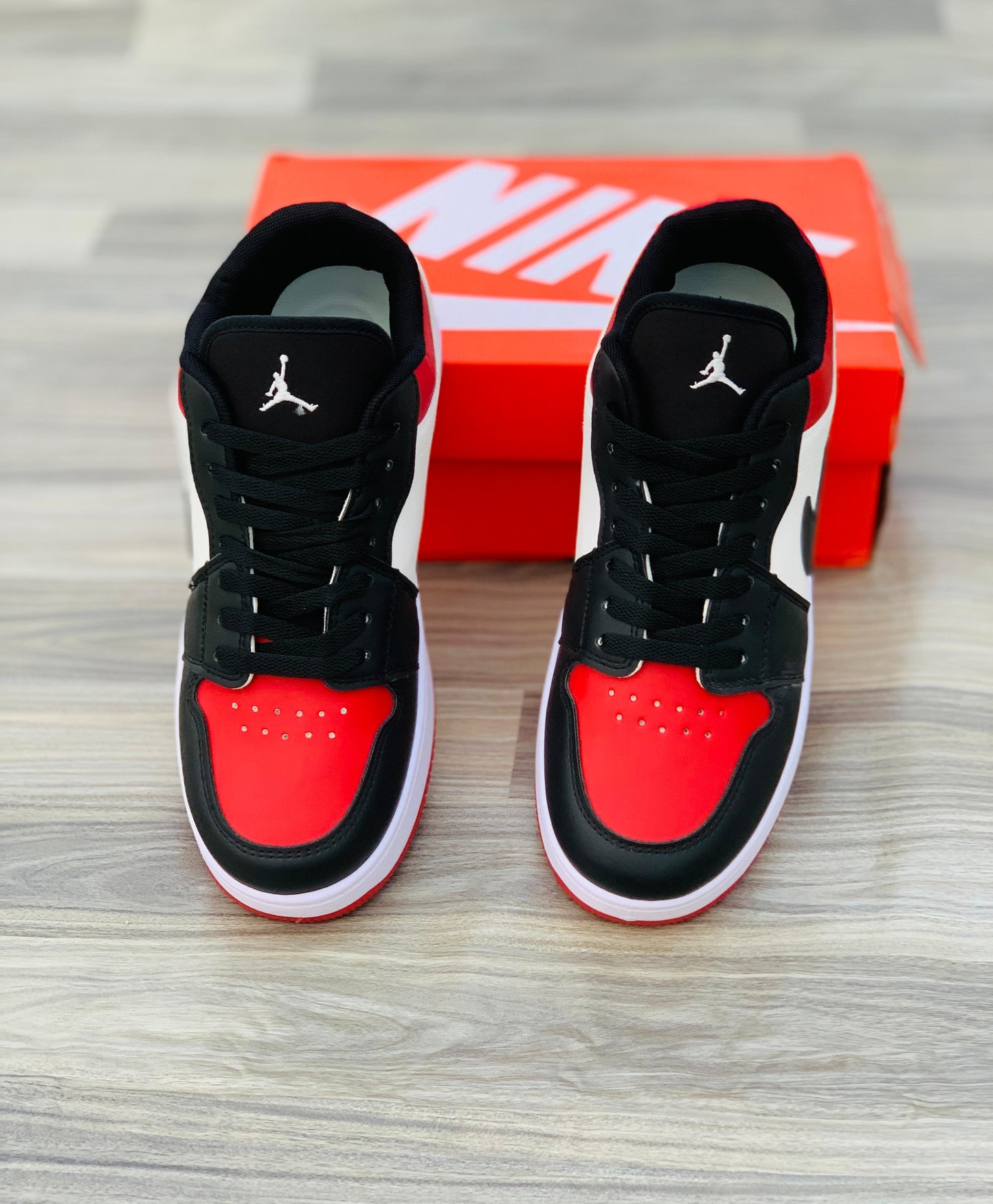 Nike Dunk Air Jordan 1 Low - BRED RED