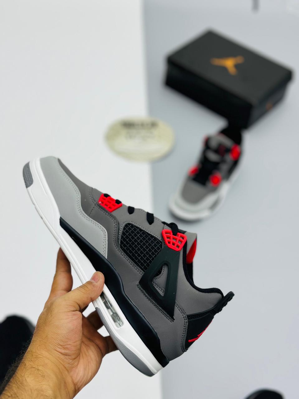 Nike Air Jordan Retro 4 High - Infrared