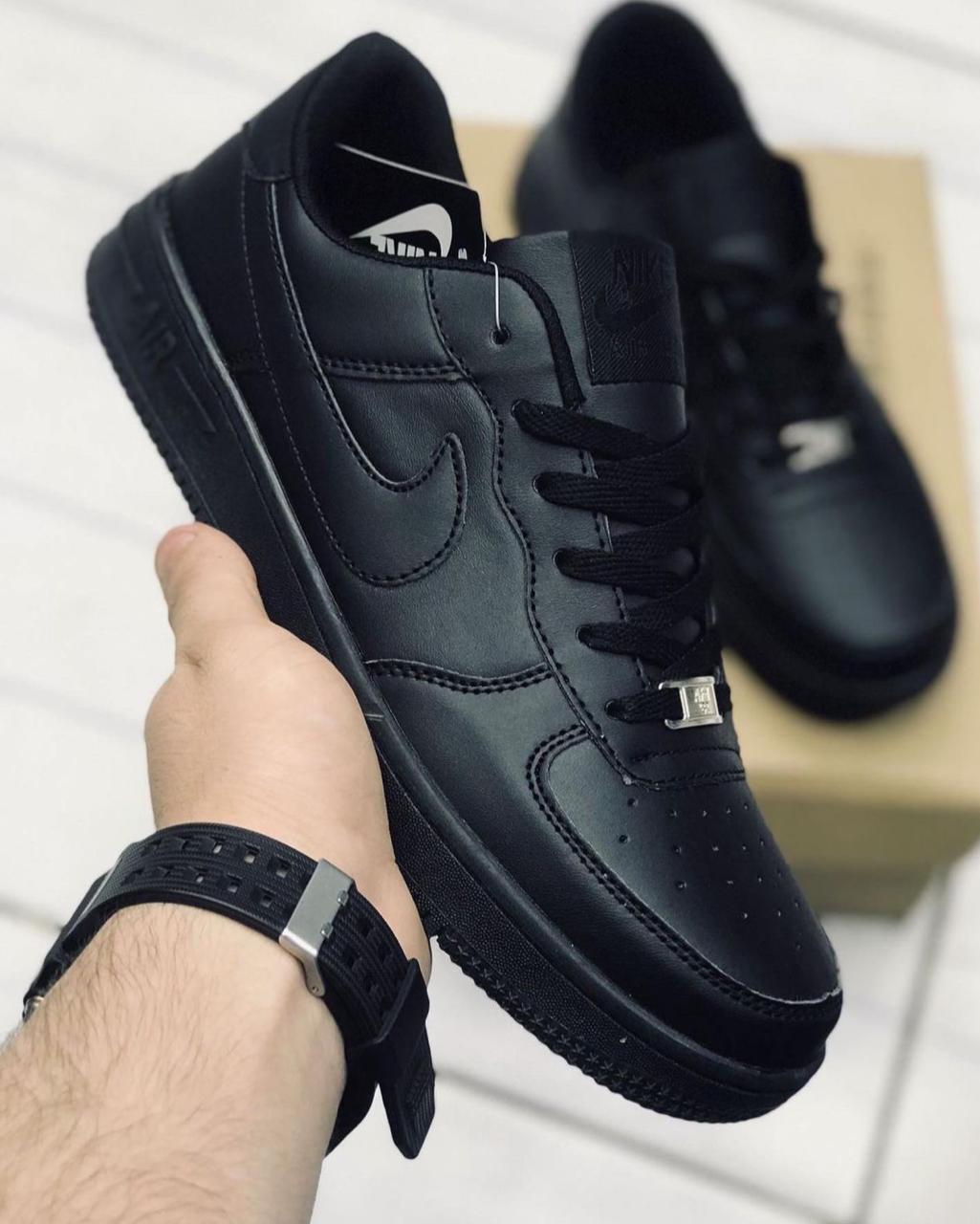 NIKE AIRFORCE 1 TRIPPLE BLACK The Shoes Bar