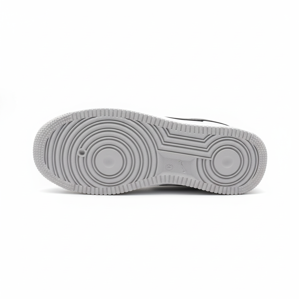 NIKE AIR FORCE 1 '07 GREY AND WHITE (06)