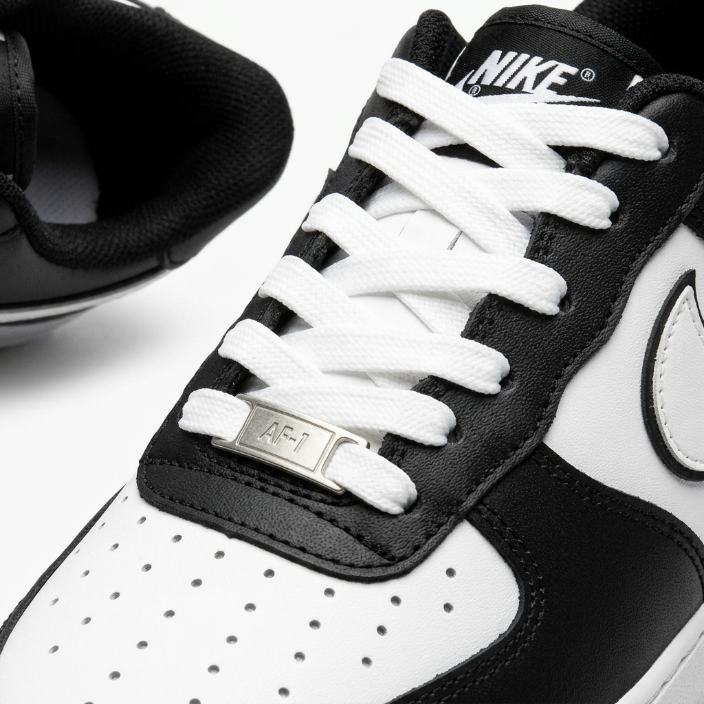 Laces and toe-box detail