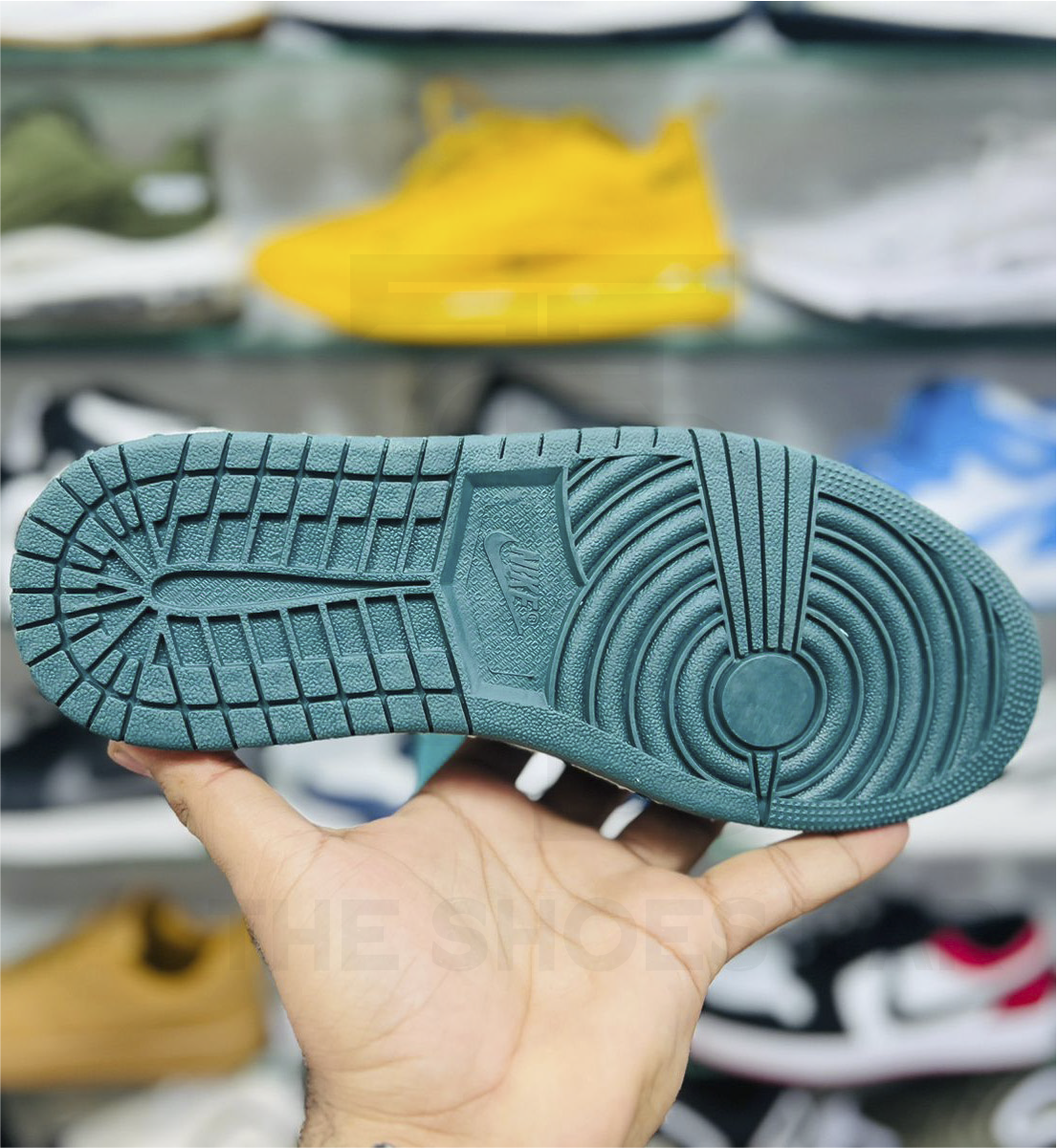 Nike Dunk Air Jordan 1 Low - Green & Black