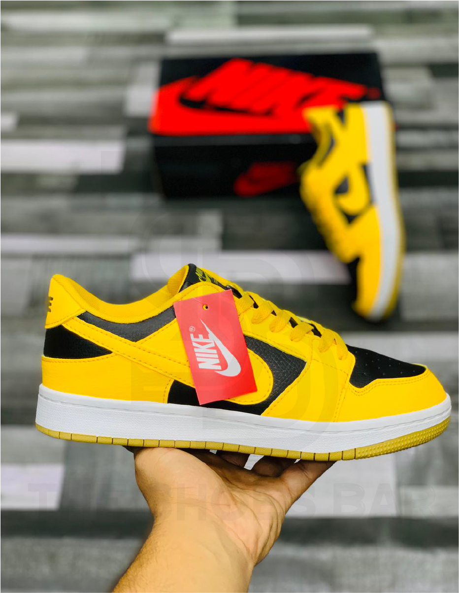 Nike Air Force Yellow Black