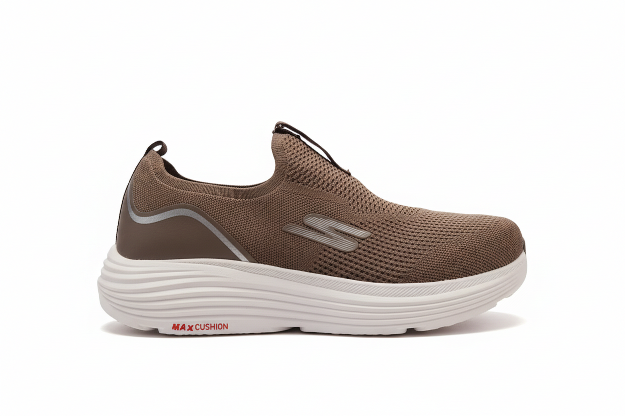SKECHERS -MAX CUSHION BROWN