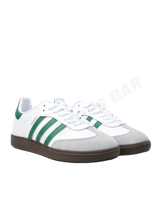 ADIDDAS SAMBA WHITE GREEN GUM (AAA GRADE)