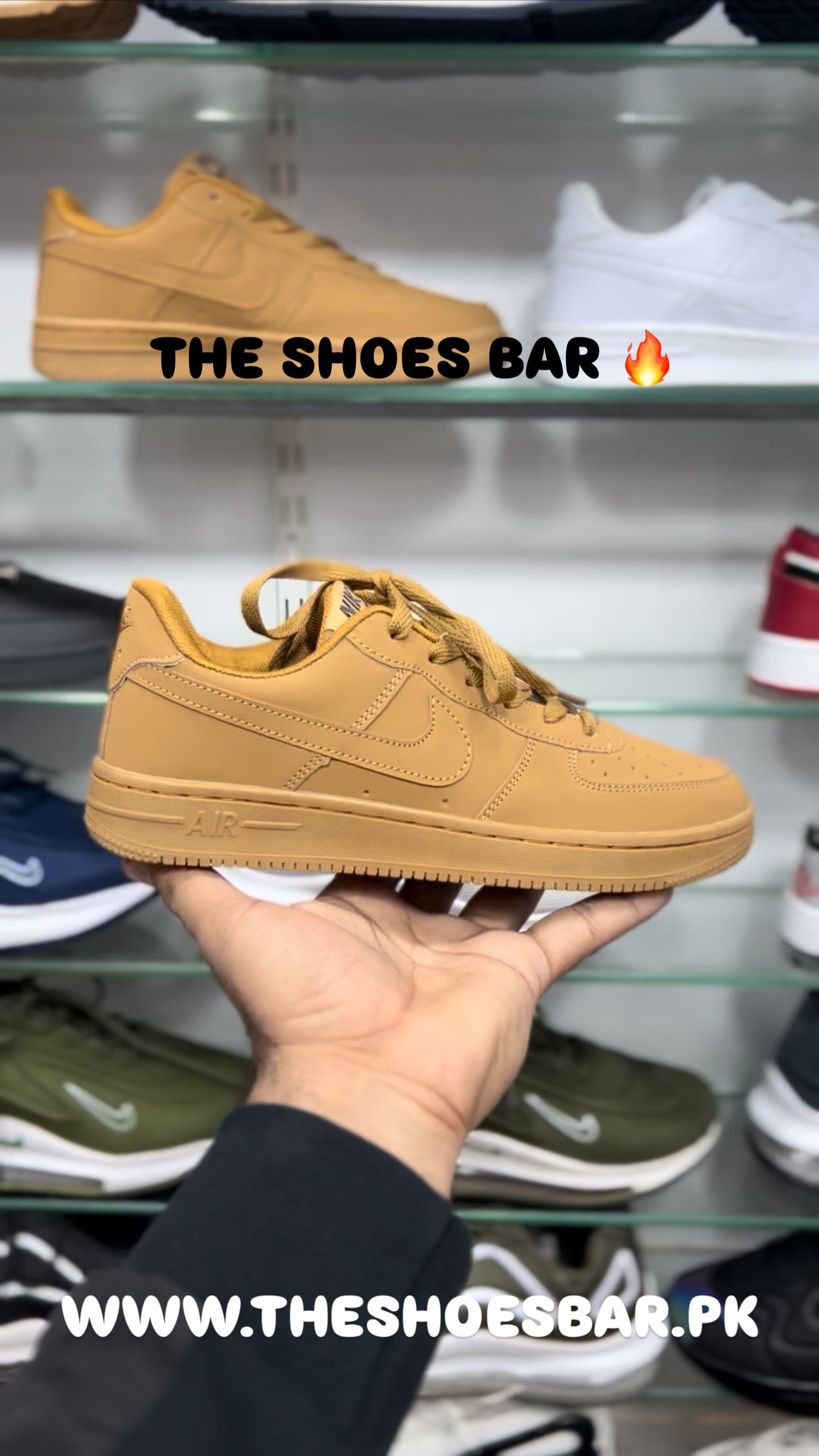 NIKE AIRFORCE 1 TRIPPLE BROWN