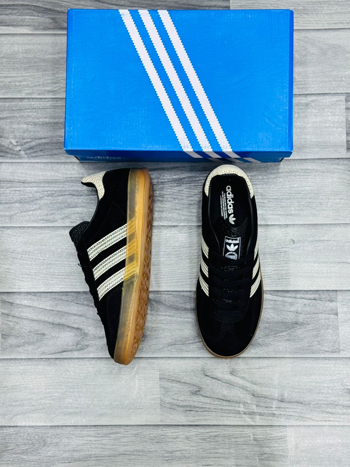 ADIDAS Gazelle Black Cat Suede Jute (AAA GRADE)