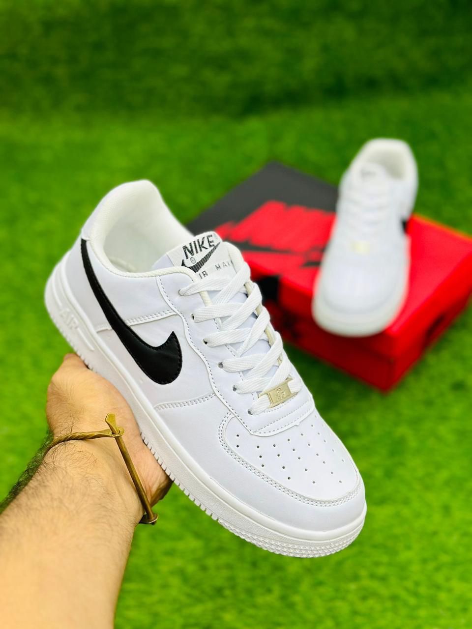 NIKE AIRFORCE 1 TRIPPLE BLACK WHITE The Shoes Bar