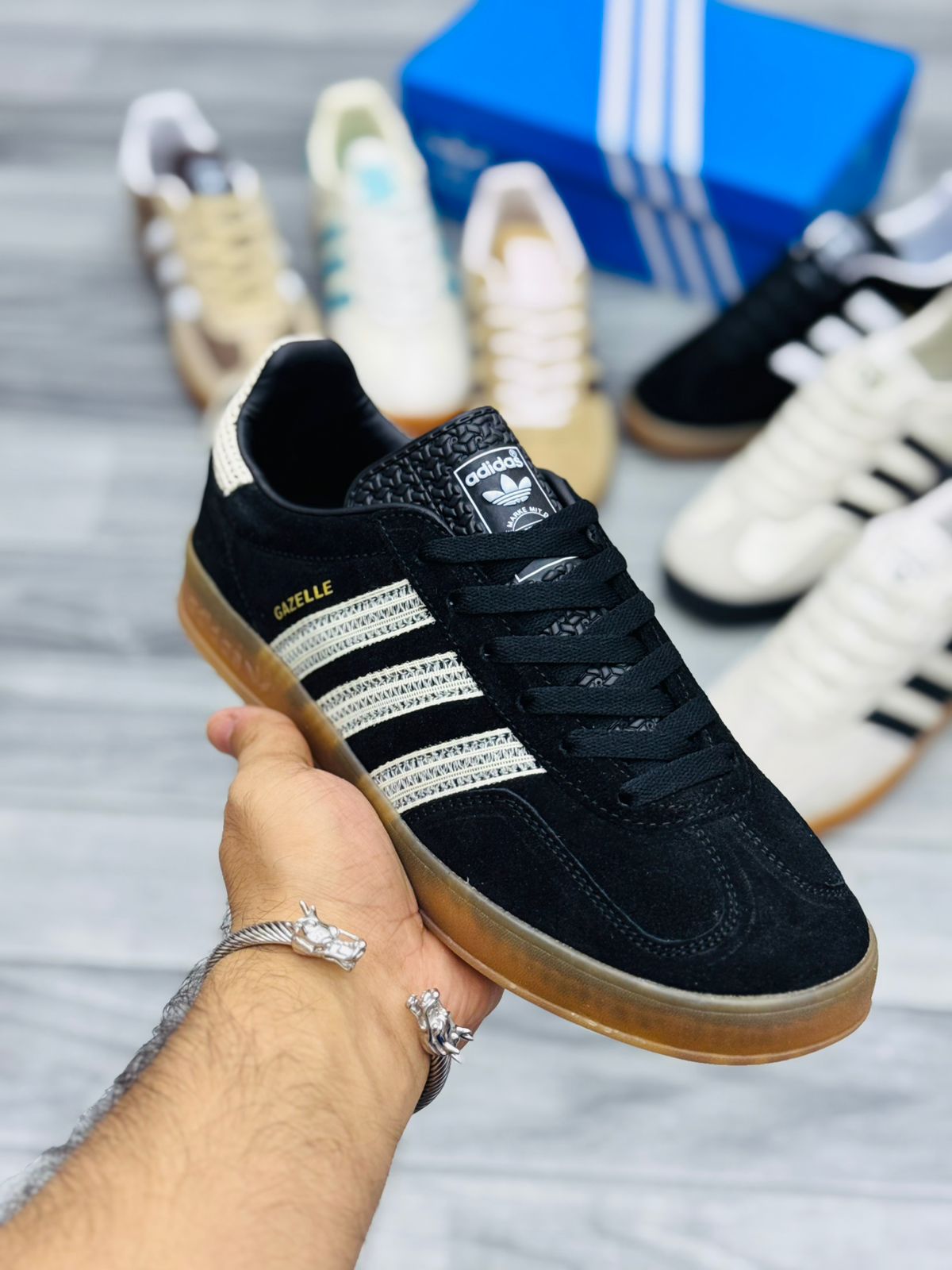 ADIDAS Gazelle Black Cat Suede Jute (AAA GRADE)