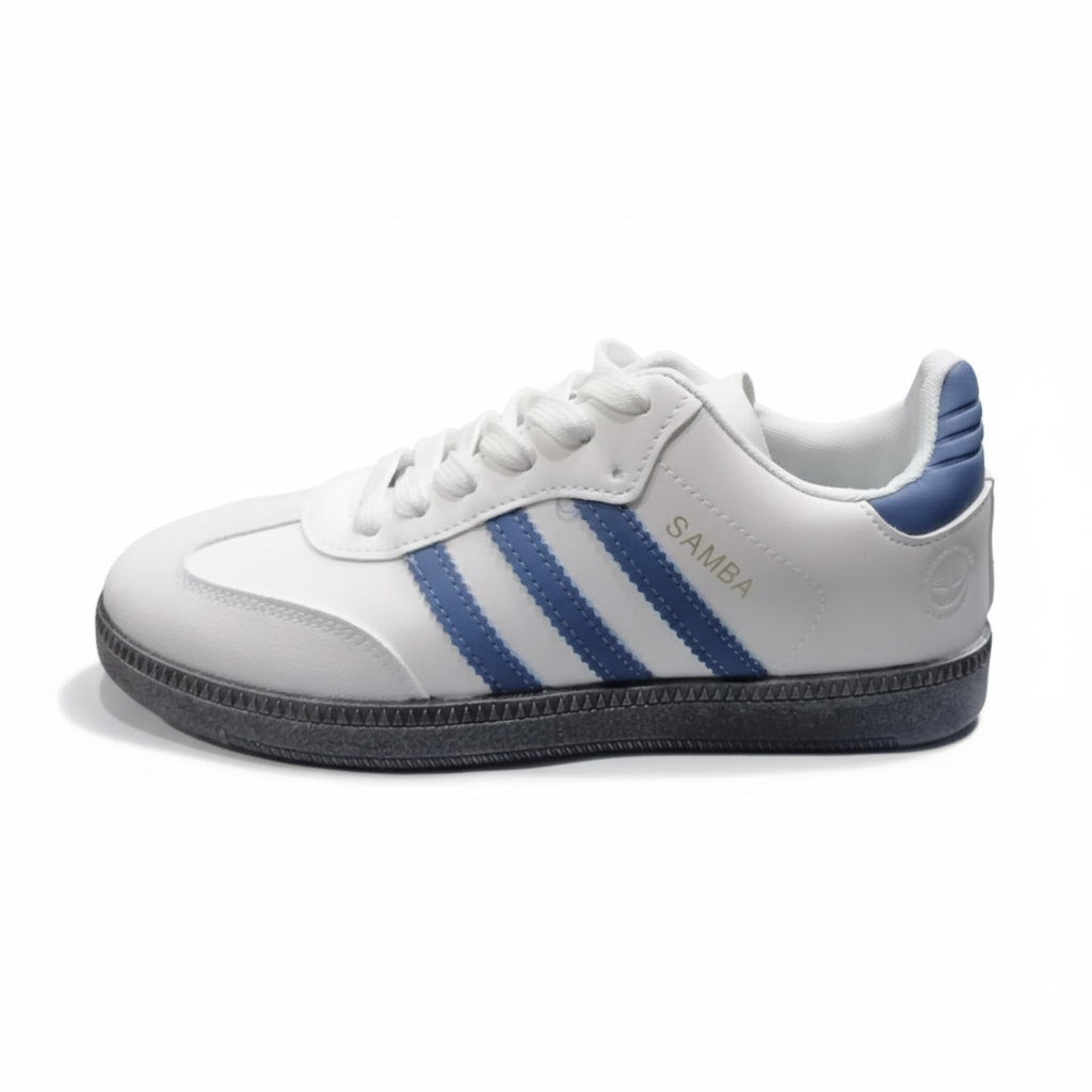ADIDDAS SAMBA WHITE BLUE GUM
