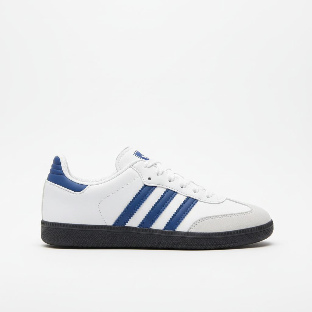 ADIDDAS SAMBA WHITE BLUE GUM