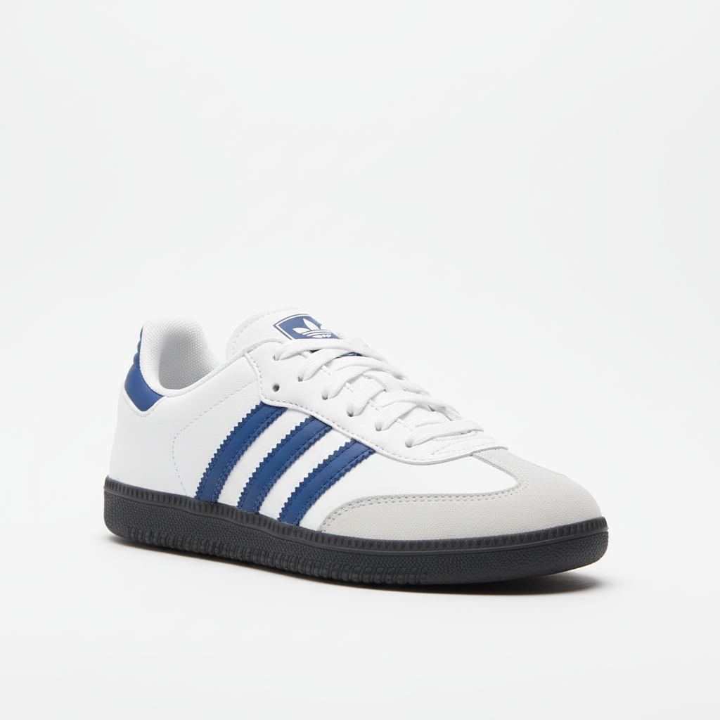 ADIDDAS SAMBA WHITE BLUE GUM
