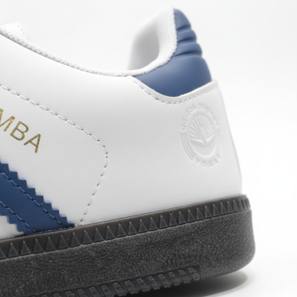 ADIDDAS SAMBA WHITE BLUE GUM
