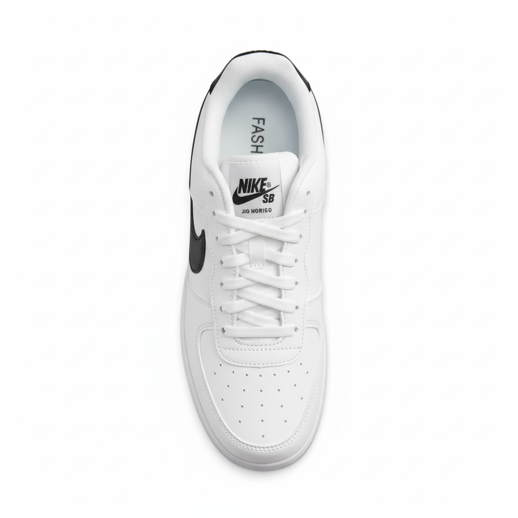 NIKE AIR FORCE 1 '07 WHITE AND BLACK