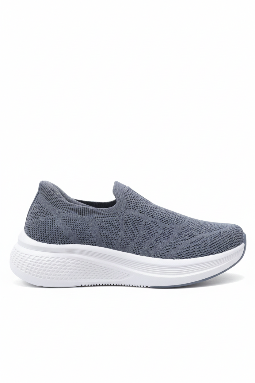 SKECHERS - BREATHABLE COMFORT  (GREY)