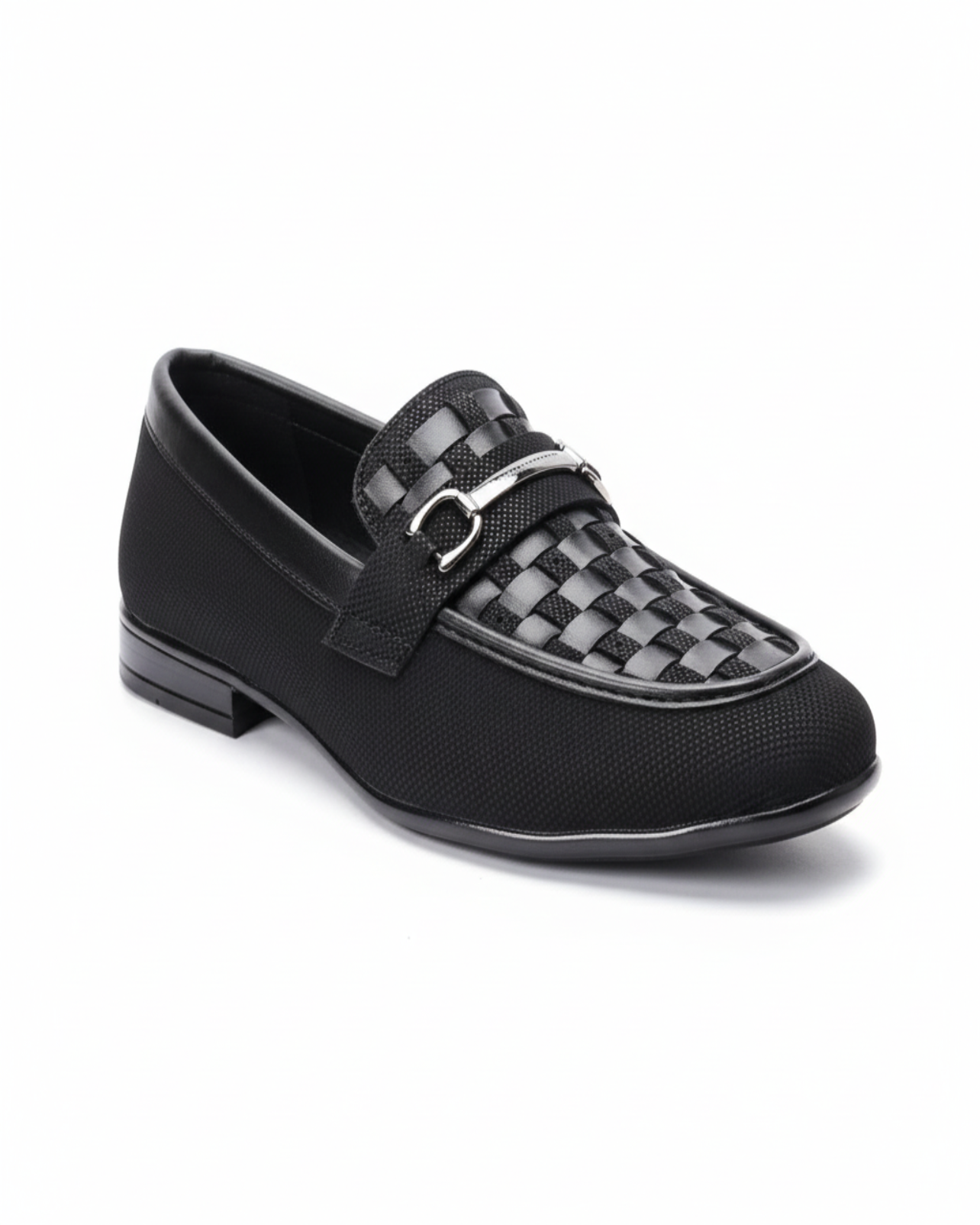 BLACK PATTERN LOAFER