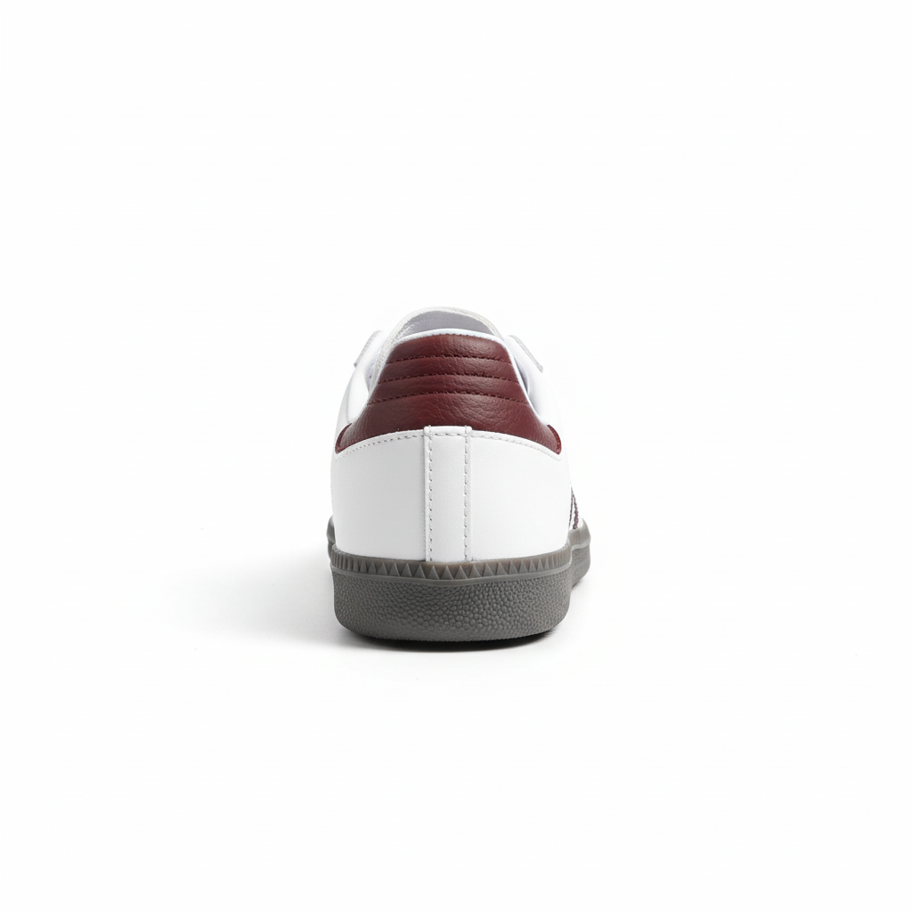 ADIDDAS SAMBA WHITE MEHROON GUM