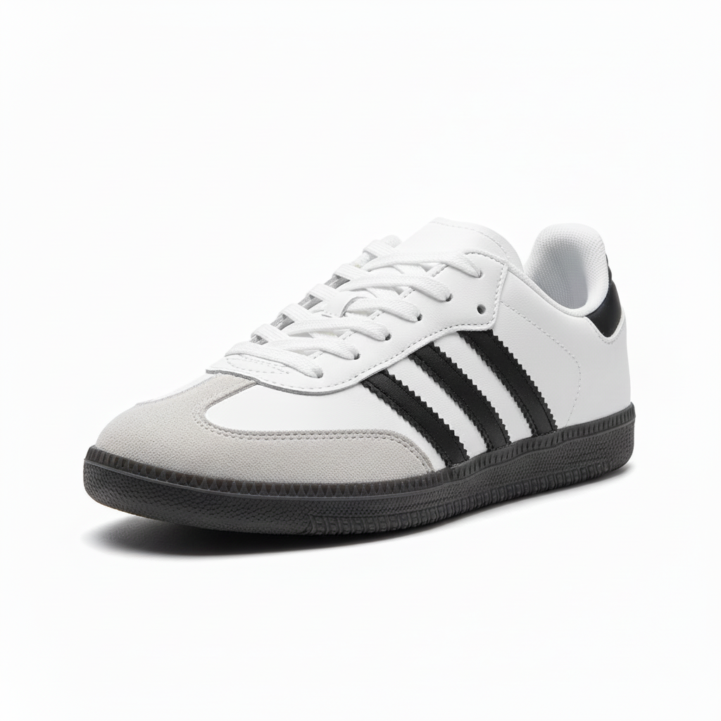 ADIDDAS SAMBA WHITE BLACK GUM