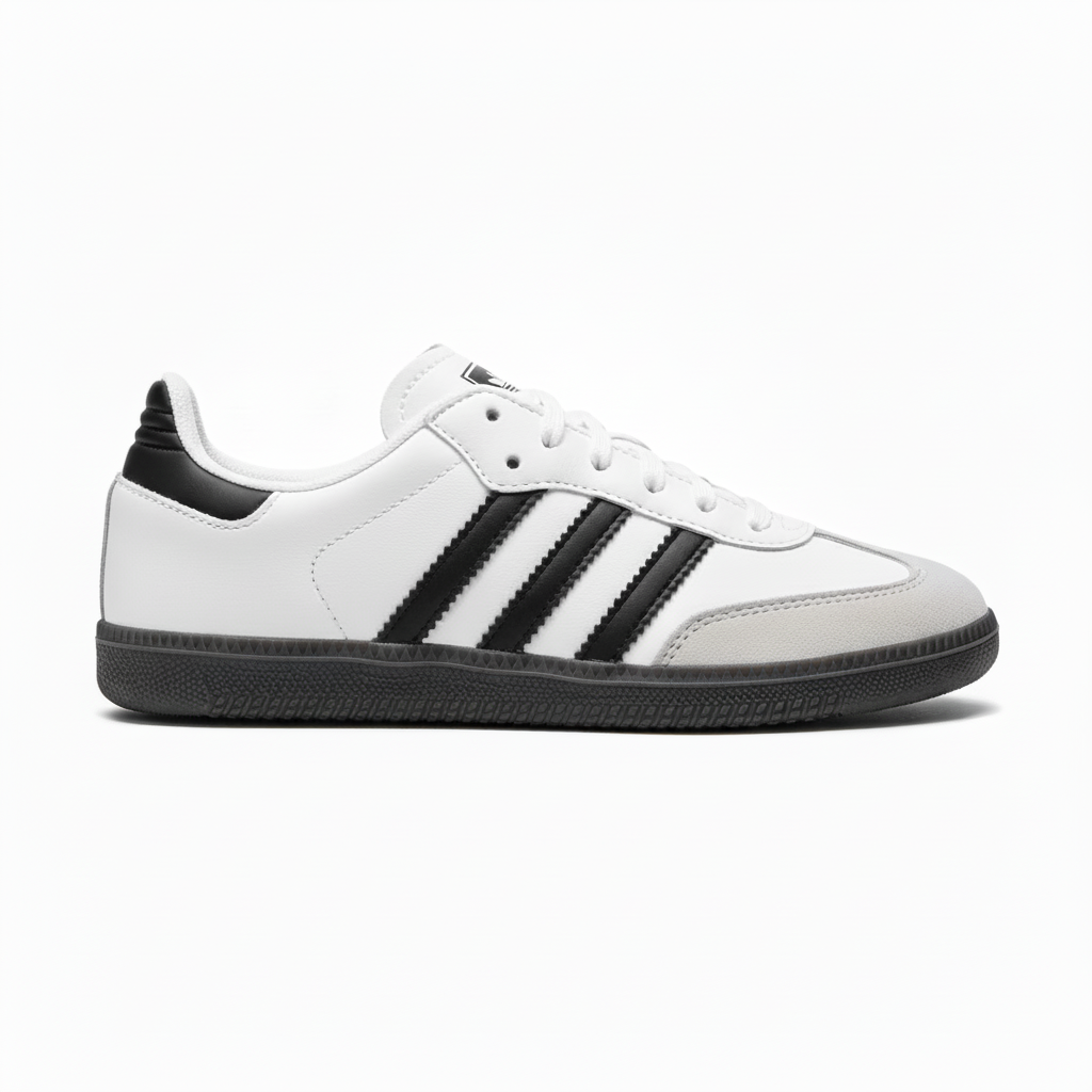 ADIDDAS SAMBA WHITE BLACK GUM