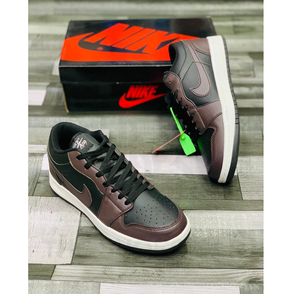 Nike Air Force Brown Black The Shoes Bar