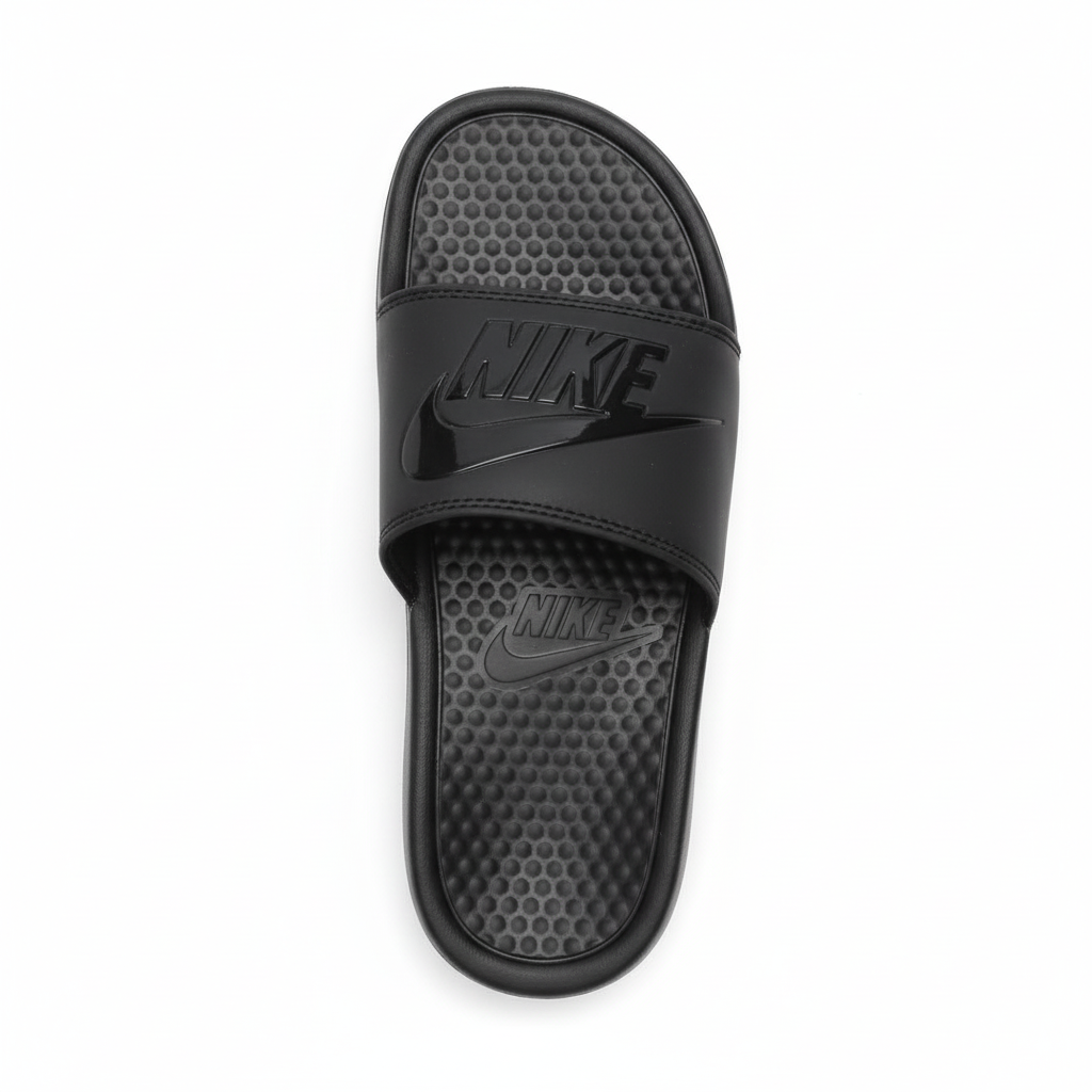 NIKE BENASSI SLIDE — TRIPLE BLACK
