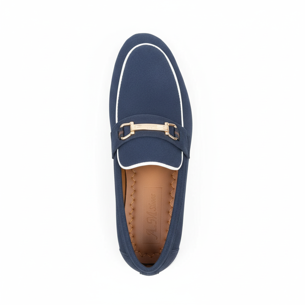 THE COMMODORE - NAVY BIT LOAFER