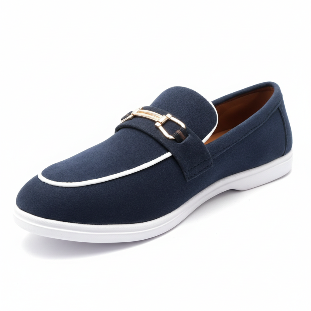 THE COMMODORE - NAVY BIT LOAFER