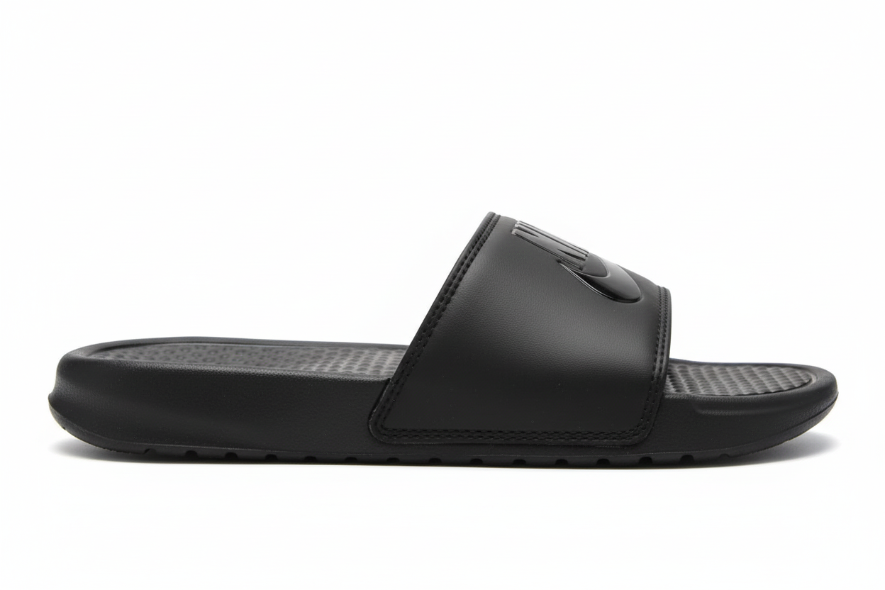 NIKE BENASSI SLIDE — TRIPLE BLACK