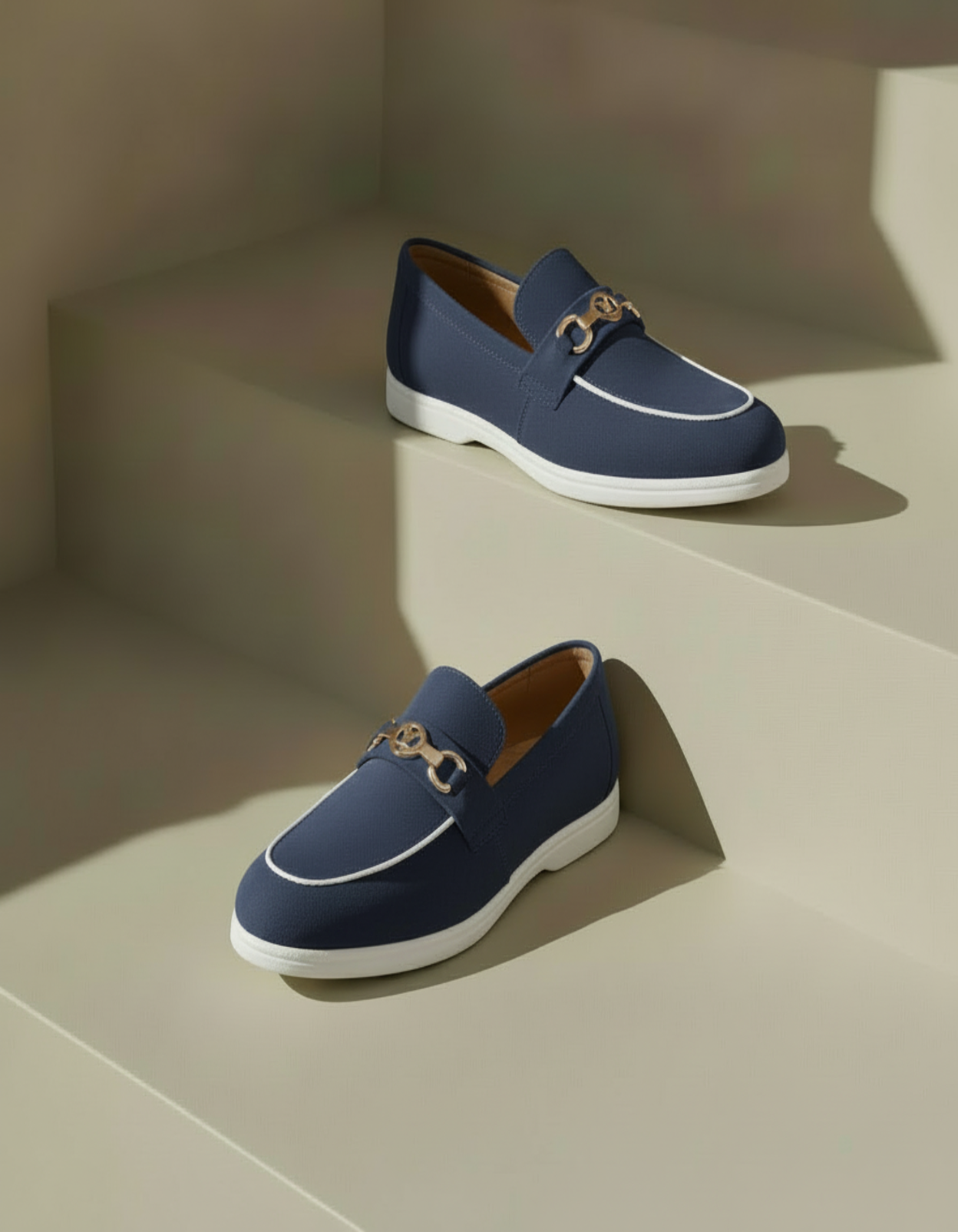 THE COMMODORE - NAVY BIT LOAFER