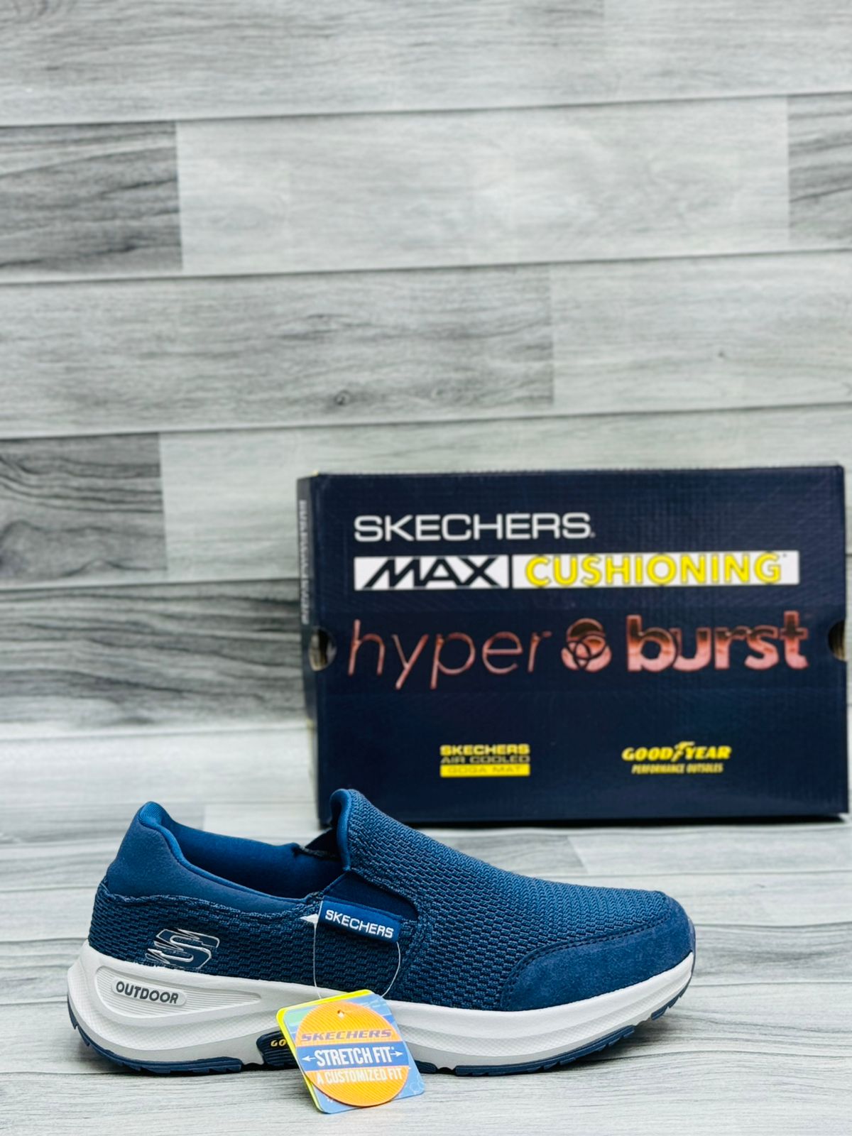 SKETCHER HYPER BURST -OUT DOOR BLUE