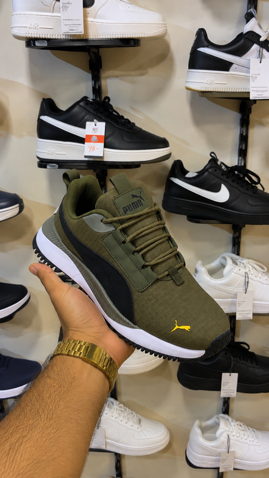 PUMA PACER – OLIVE GREEN -BLACK