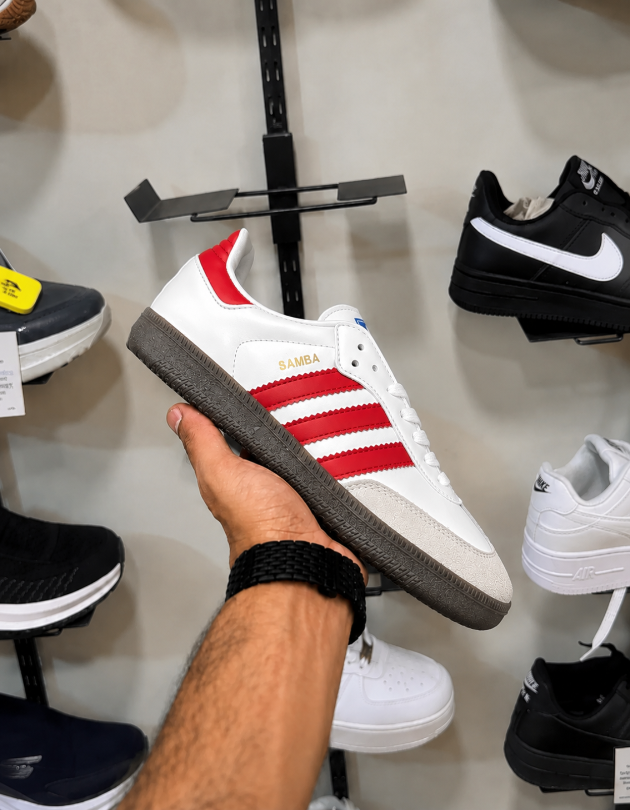 ADIDDAS SAMBA OG WHITE RED GUM (AAA GRADE)