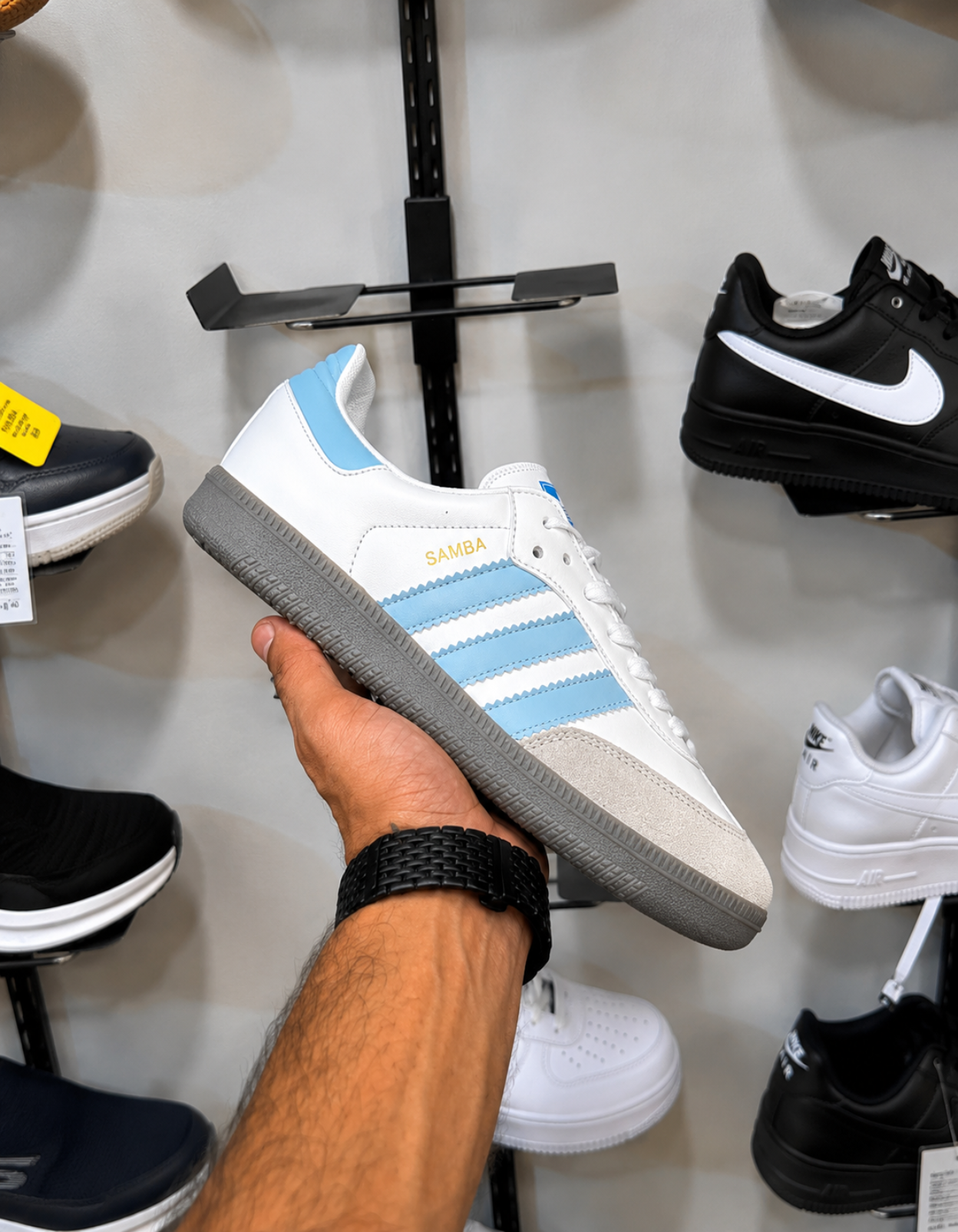 ADIDDAS SAMBA OG CLOUD WHITE SKY BLUE (AAA GRADE)
