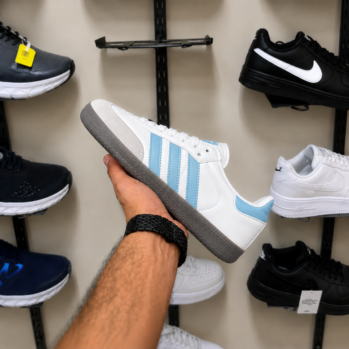 ADIDDAS SAMBA OG CLOUD WHITE SKY BLUE (AAA GRADE)